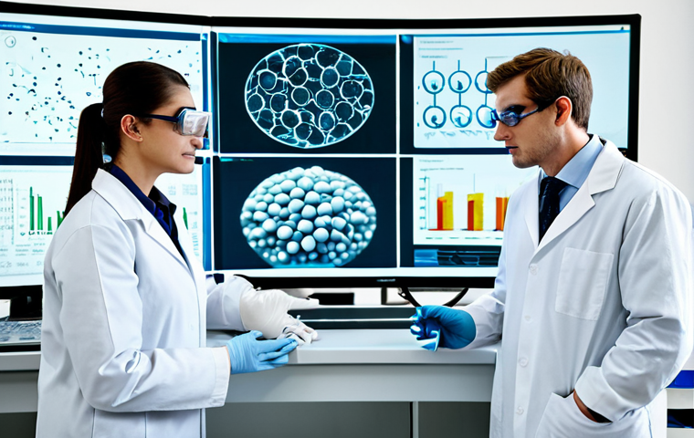 Pharmaceutical Research**

"A team of scientists in a modern, bright laboratory, fully clothed in lab coats and safety goggles, collaborating on a drug discovery project, visualizing molecular structures on a large screen, appropriate content, safe for work, professional setting, perfect anatomy, correct proportions, well-formed hands, natural pose, modest attire."

**